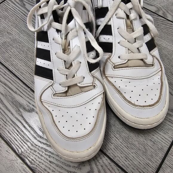 Adidas Originals Forum Low CL Sneakers Black White Men’s 11.5